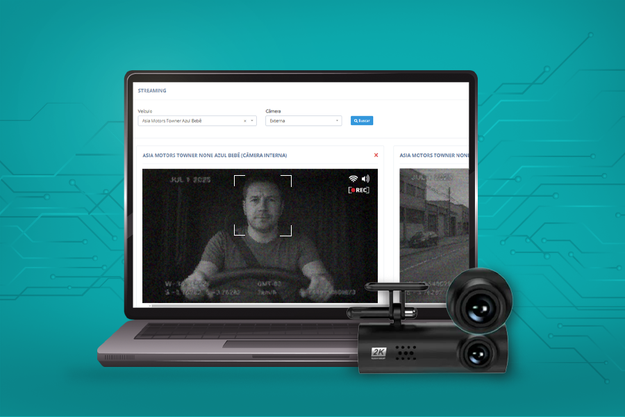 videomonitoramento veicular para empresas de rastreamento - rastro system